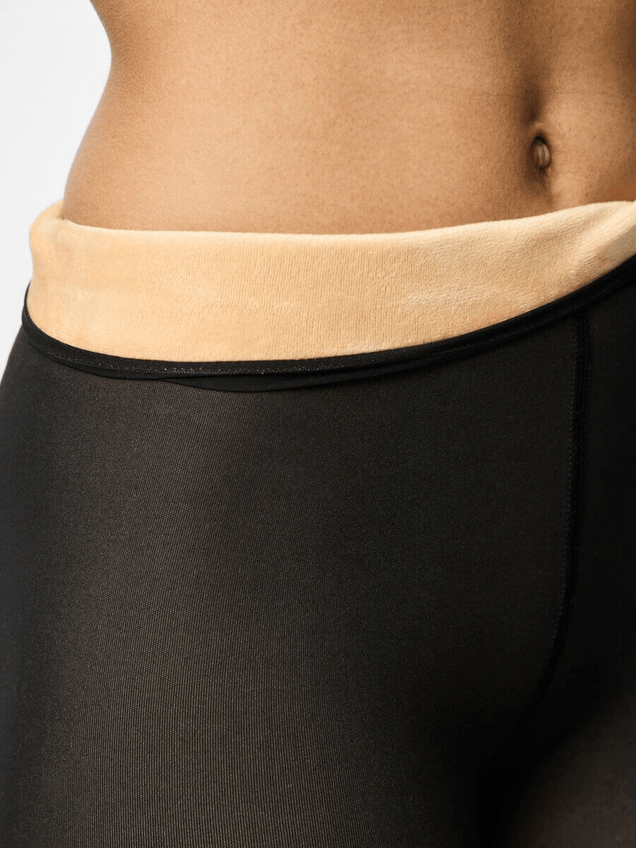Velvety Tights — Fleece Thermal Leggings